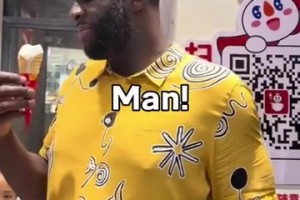 嘴哥有点憨憨的！追梦和维金斯在蜜雪冰城的不同画风！